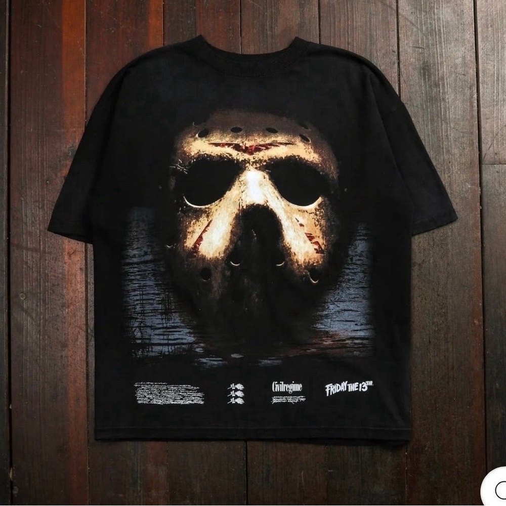 CIVIL REGIME X DARC SPORT X JASON FRIDAY THE 13TH T-SHIRT
